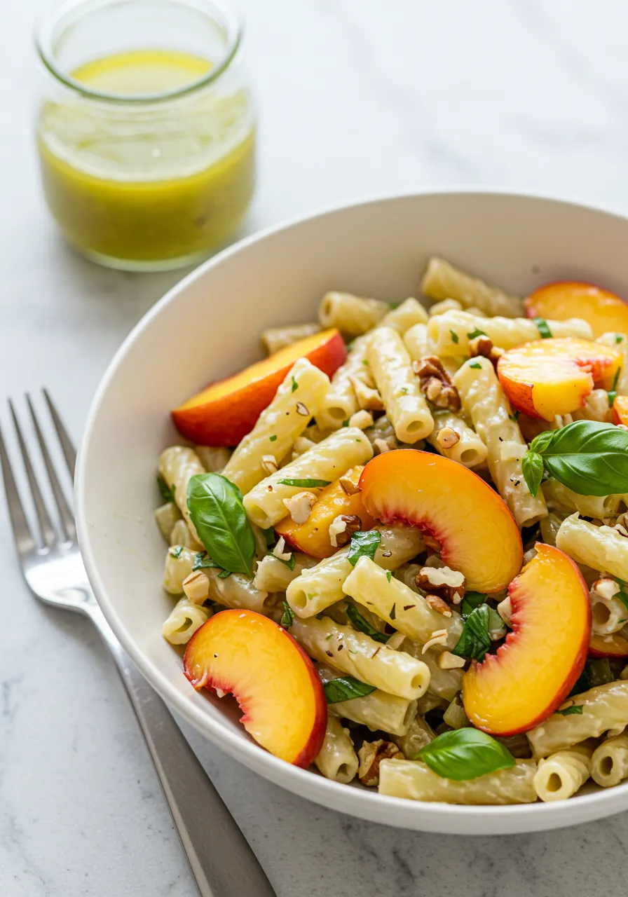 Peachy Pasta Salad